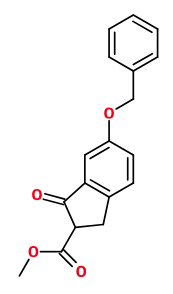 (image for) MCYK0497 Methyl 6-(benzyloxy)-1-oxo-2,3-dihydro-1H-indene-2-carboxylate